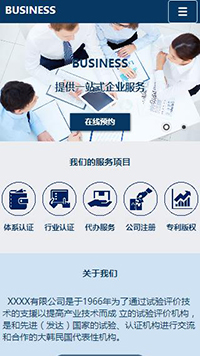工商财税网站建设模板